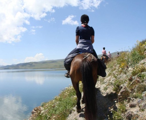 Paardrijden in Kirgizië