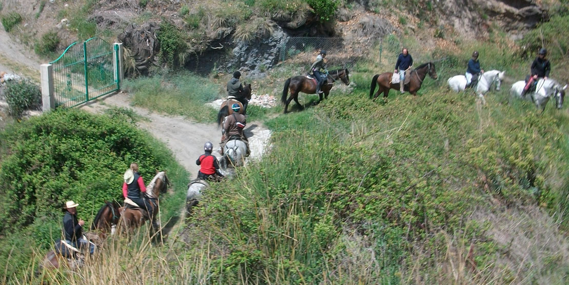 Paardrijden in Spanje
