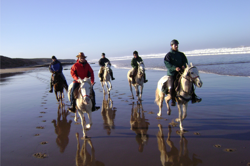 Paardrijden in Marokko