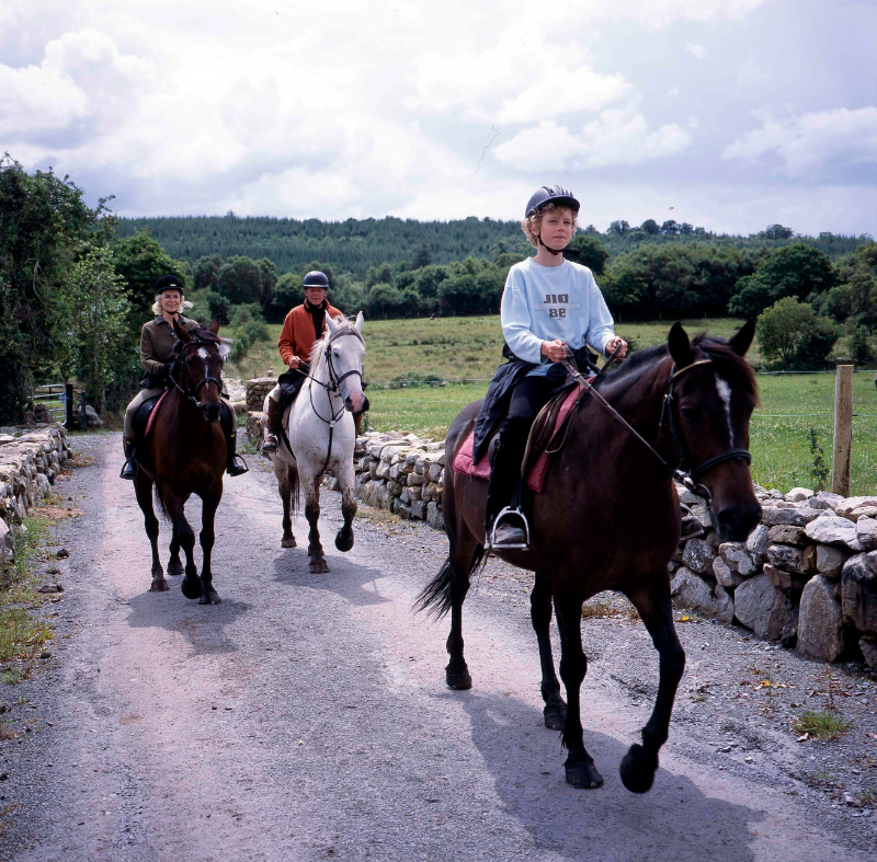 Te paard in Ierland