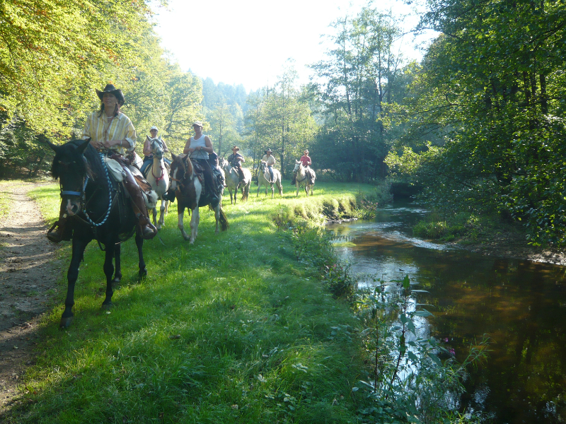 Trektocht in Beieren, Duitsland