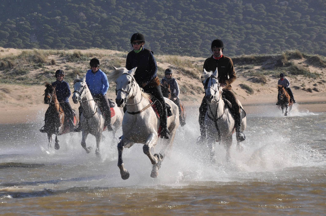 Te paard in Andalusië