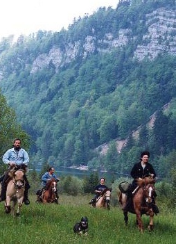 Ga op vakantie te paard in de Jura