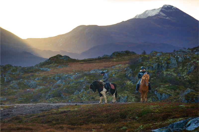 Trektocht in Noorwegen