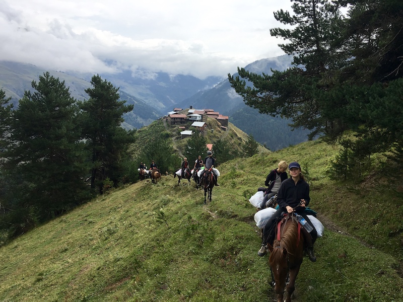 Paardrijden in Georgië 