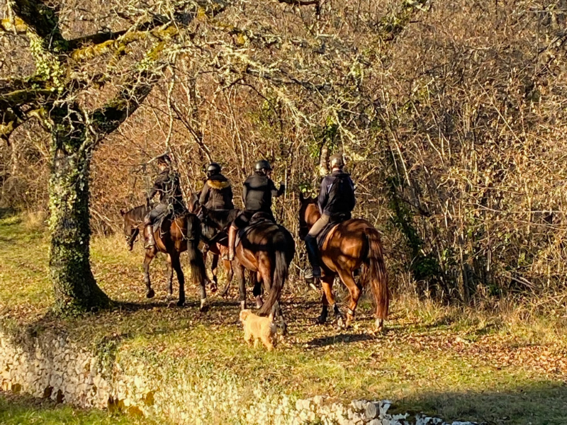 Paardrijden door Lot-et-Garonne
