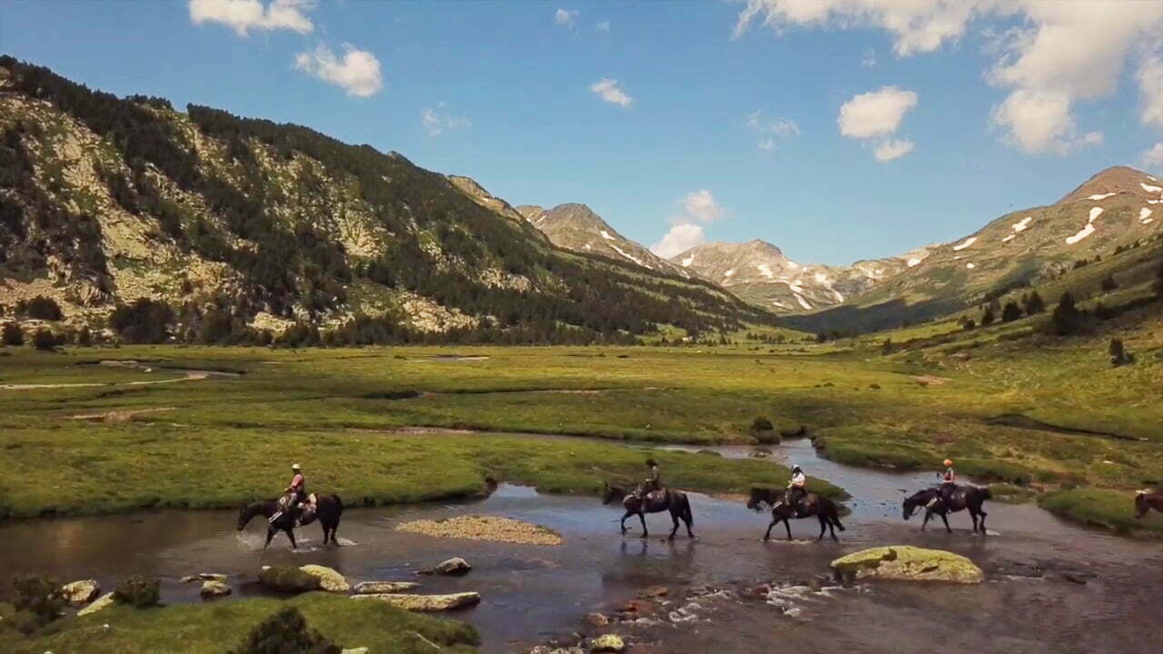 Trektocht te paard Pyreneeën