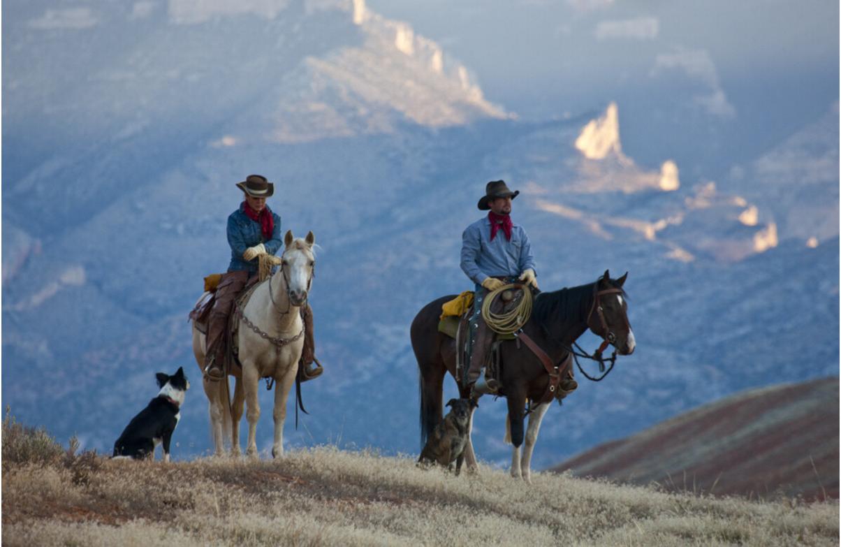 Paardrijden in Wyoming